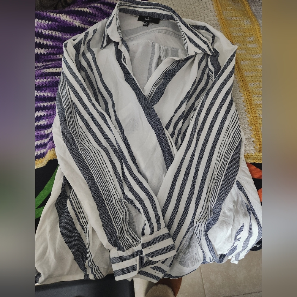 Neverworn! Lulus stripped pirate-esk top